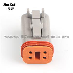 Deutsch DT series 4 pin automotive connector with wedge lock W4S DT06-4S