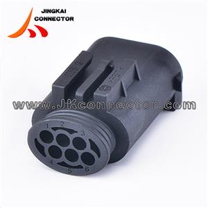 1-967587-3 MQS 6p sealed male waterproof car connector