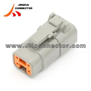 4 way DTM female electric connectors DTM06-4S