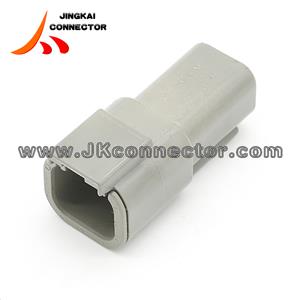 4 way waterproof piatal wire connector plug DTM04-4P