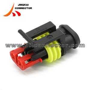 2 hole Receptacle automotive connector manufacturer 282080-1 Superseal Waterproof